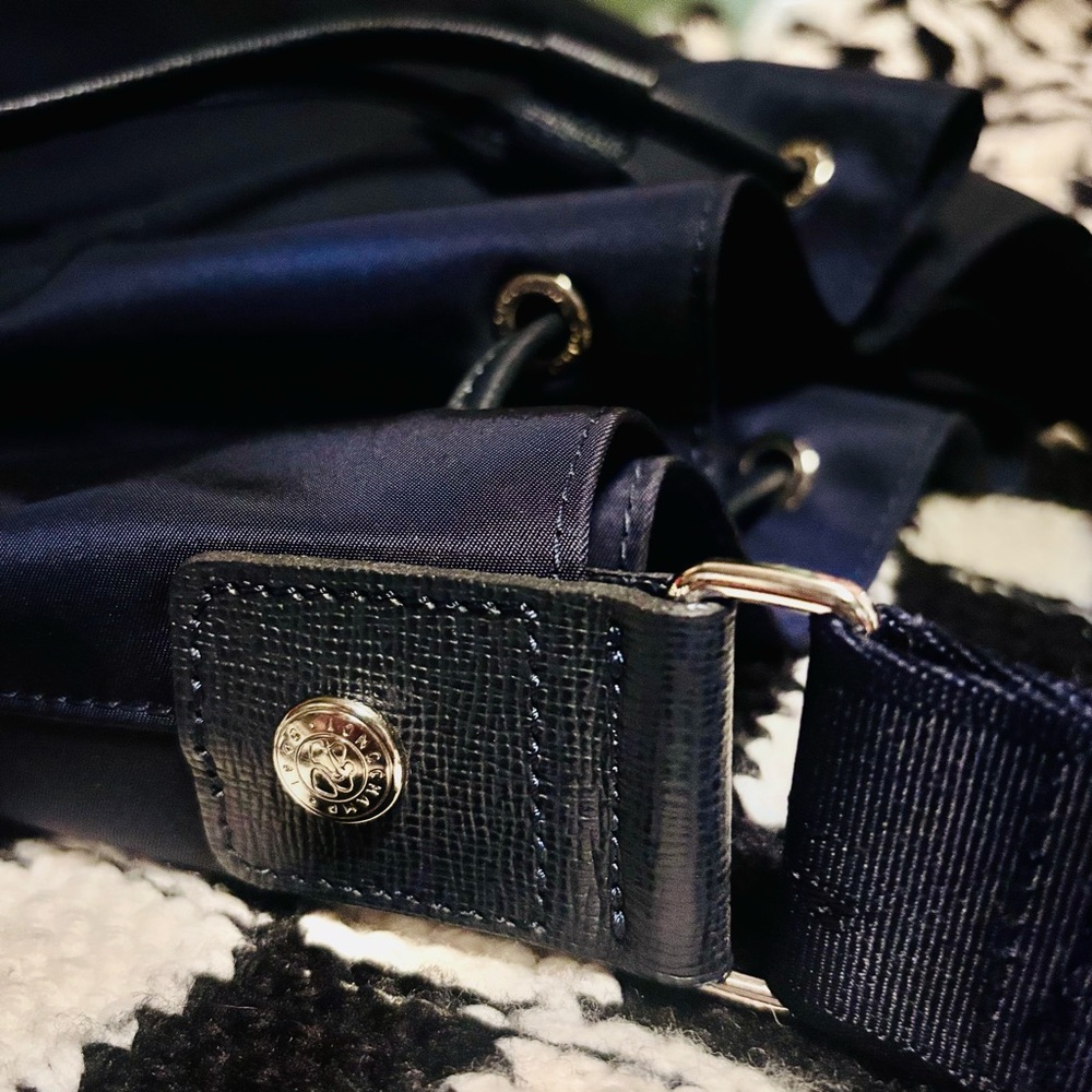 NWOT Le Pliage Neo Bucket Bag in Navy (NOT the small size) - Picture 5 of 15